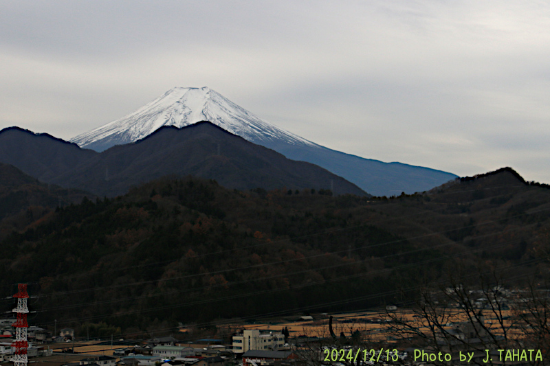 2024年12月13日の富士山写真