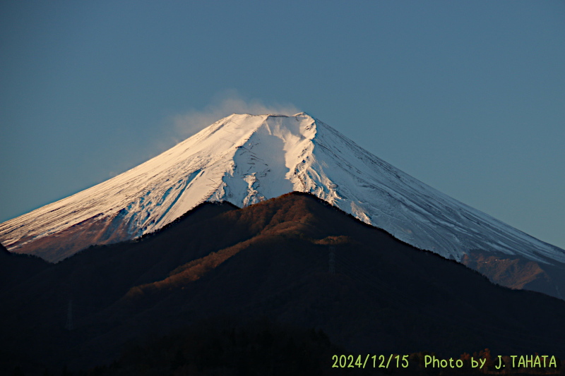 2024年12月15日の富士山写真