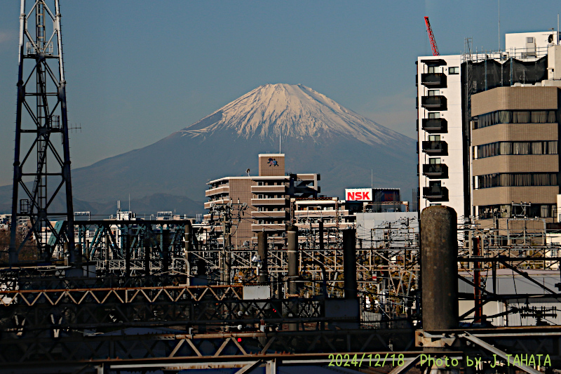 2024年12月18日の富士山写真