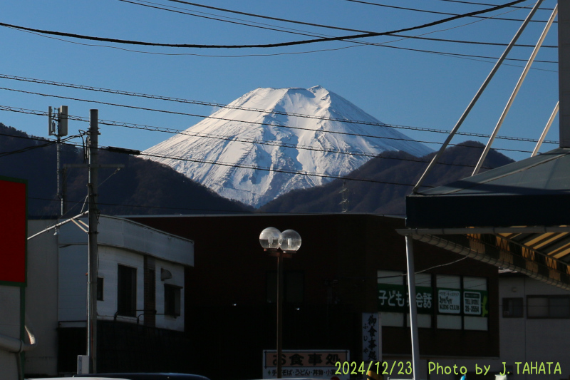 2024年12月23日の富士山写真