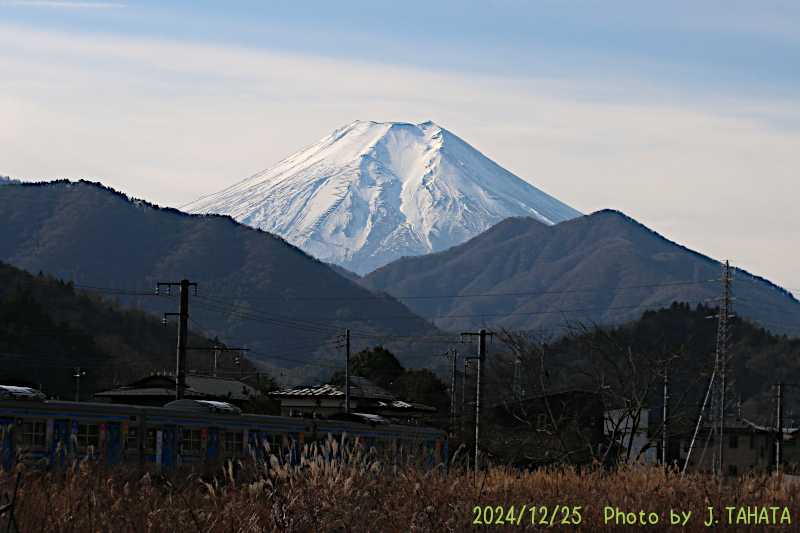 2024年12月25日の富士山写真