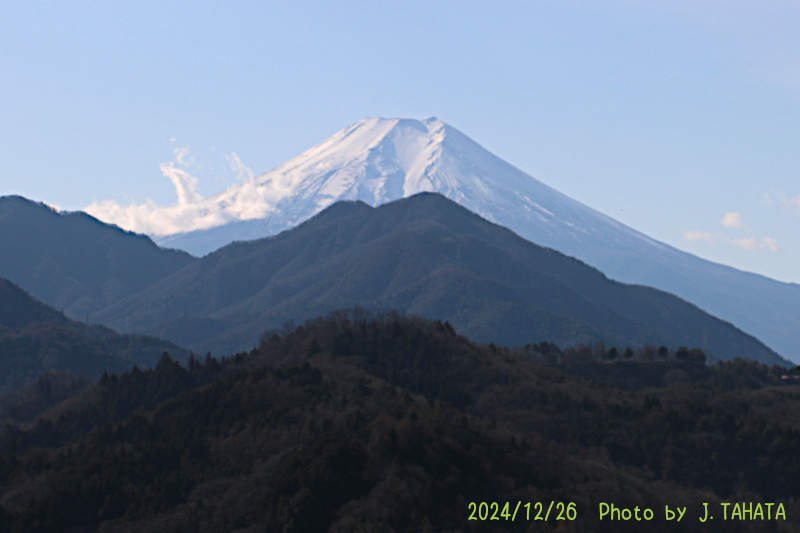 2024年12月26日の富士山写真