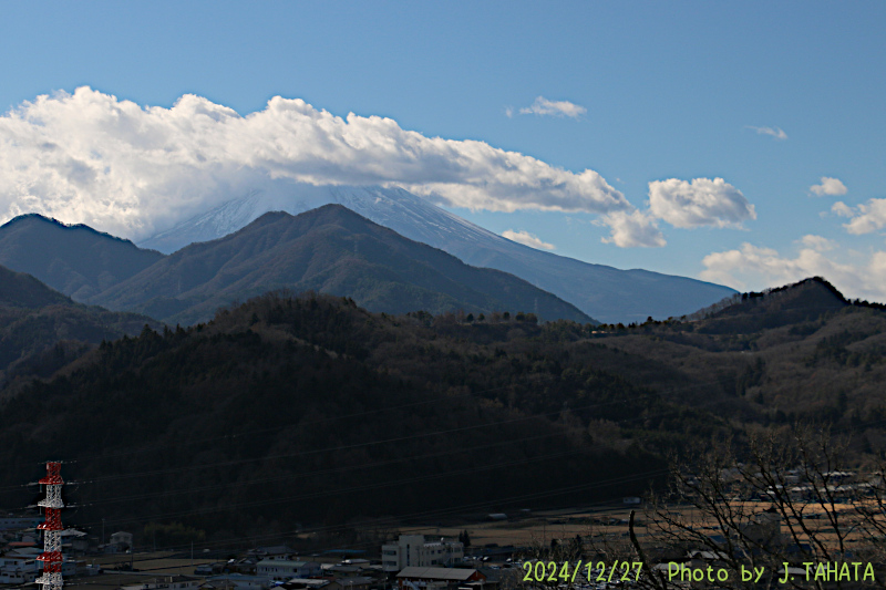 2024年12月27日の富士山写真