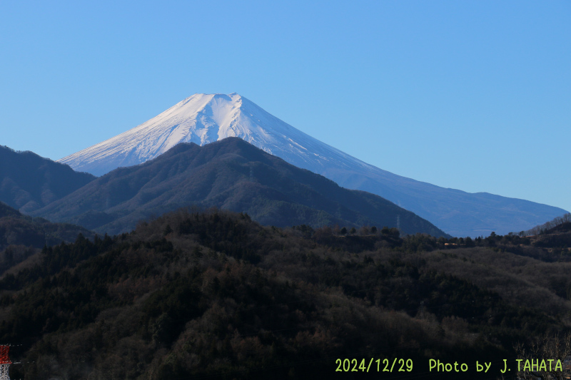 2024年12月29日の富士山写真