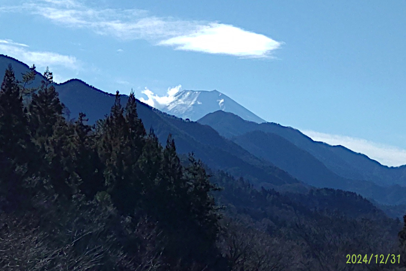 2024年12月31日の富士山写真