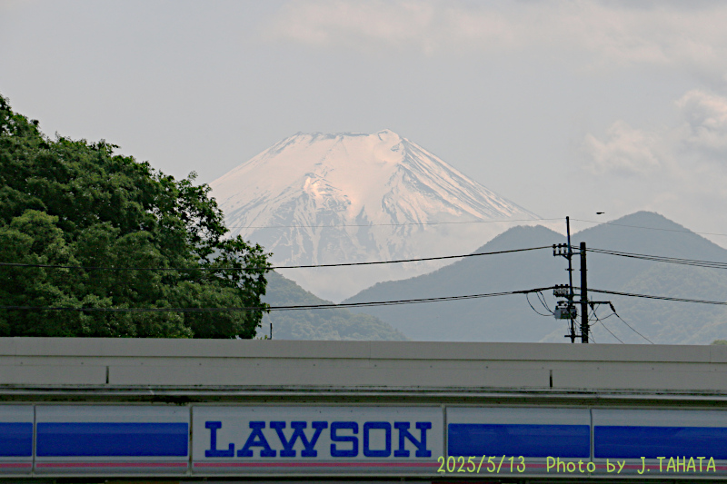 2025年5月13日の富士山写真