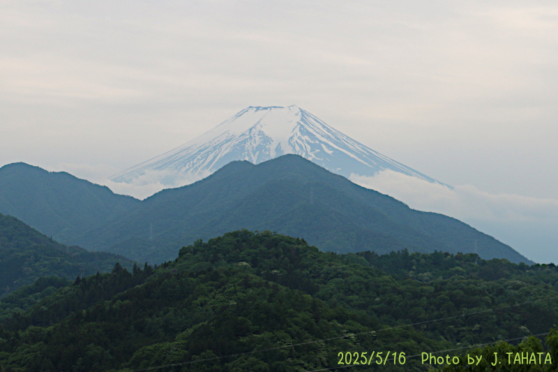 2025年5月16日の富士山写真
