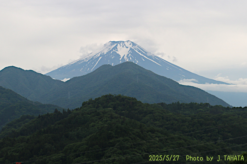 2025年5月27日の富士山写真