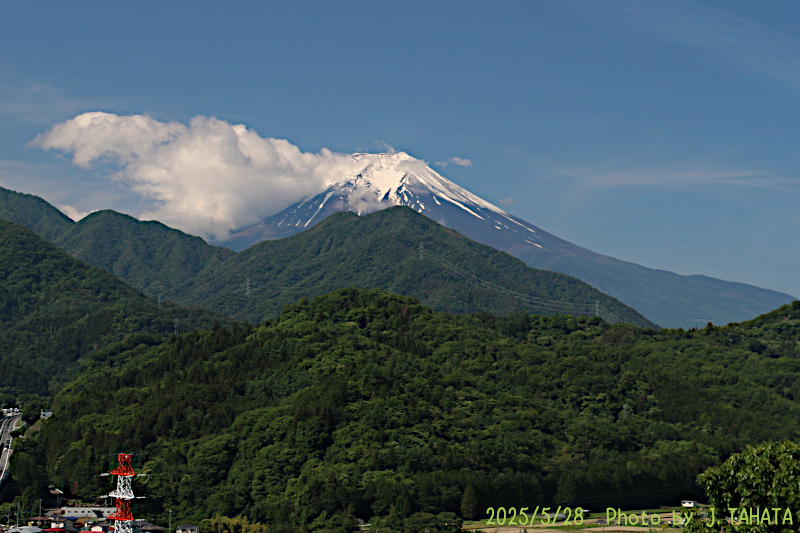 2025年5月28日の富士山写真