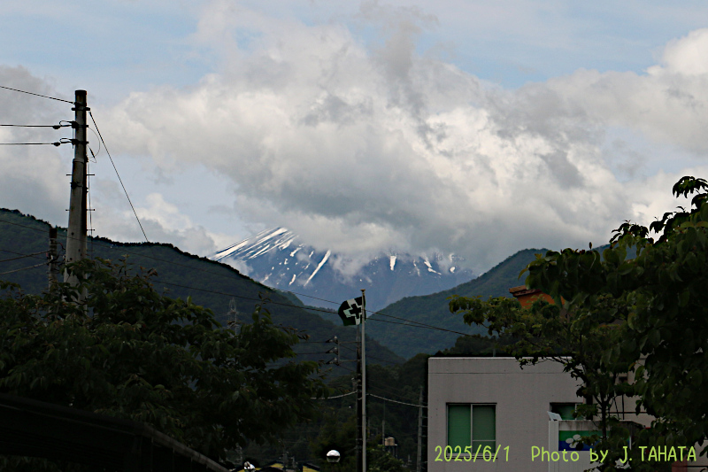 2025年6月1日の富士山写真