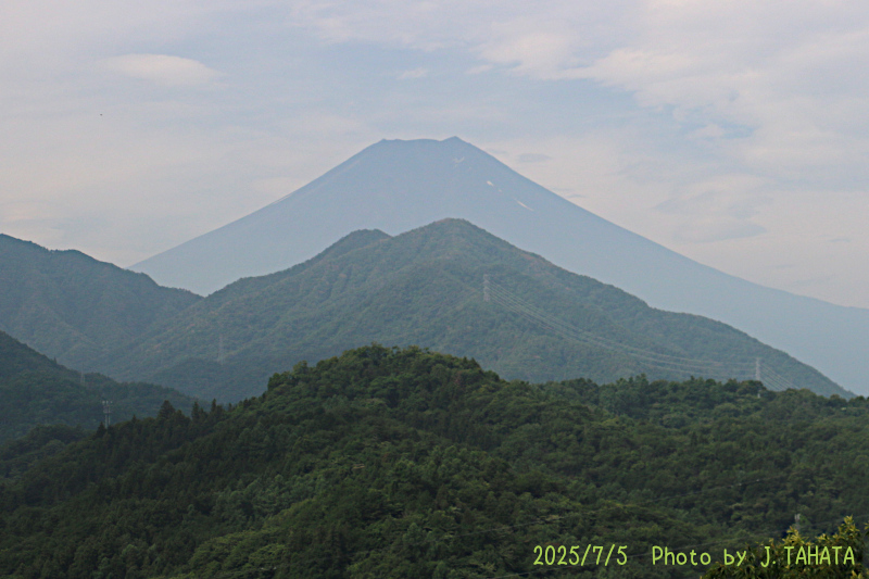 2025年7月5日の富士山写真