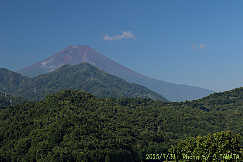 2025年7月31日の富士山写真