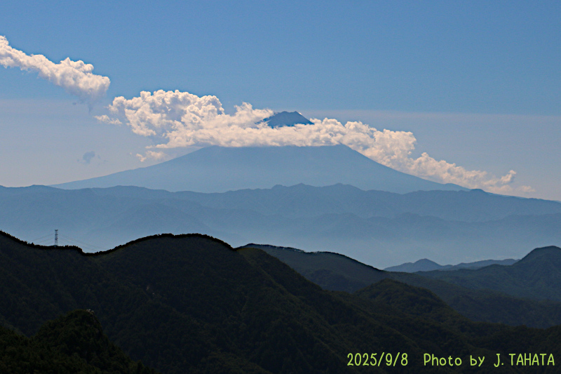 2025年9月8日の富士山写真