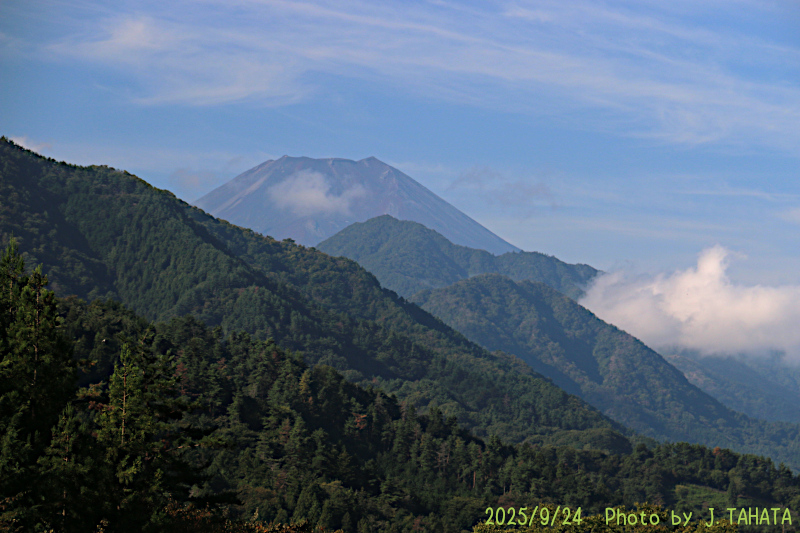 2025年9月24日の富士山写真