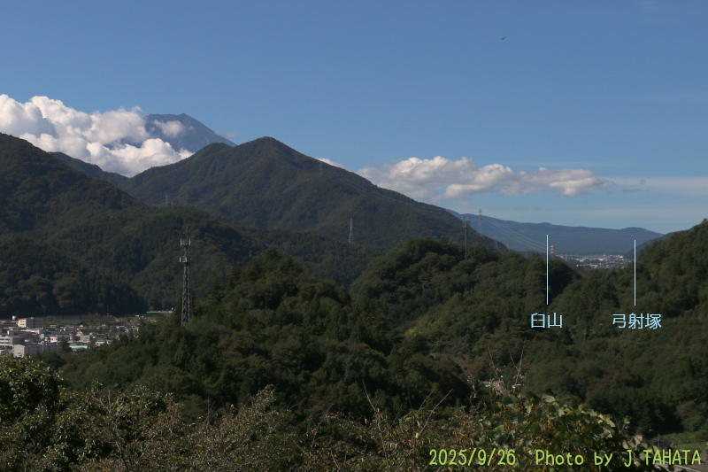 2025年9月26日の富士山写真