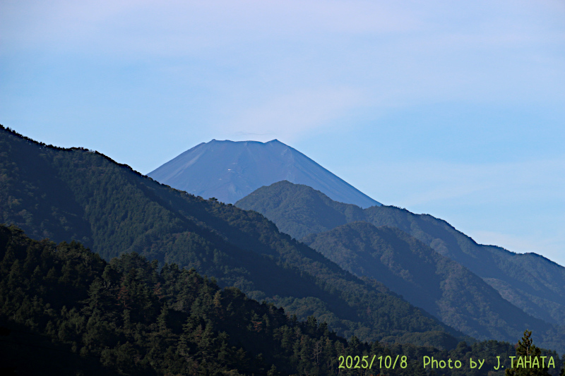 2025年10月8日の富士山写真