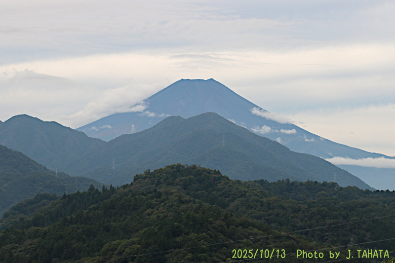 2025年10月13日の富士山写真