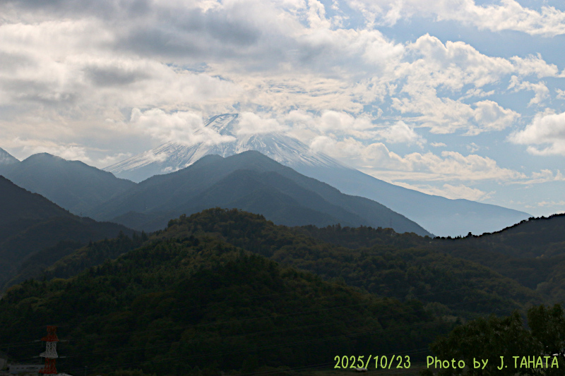 2025年10月23日の富士山写真