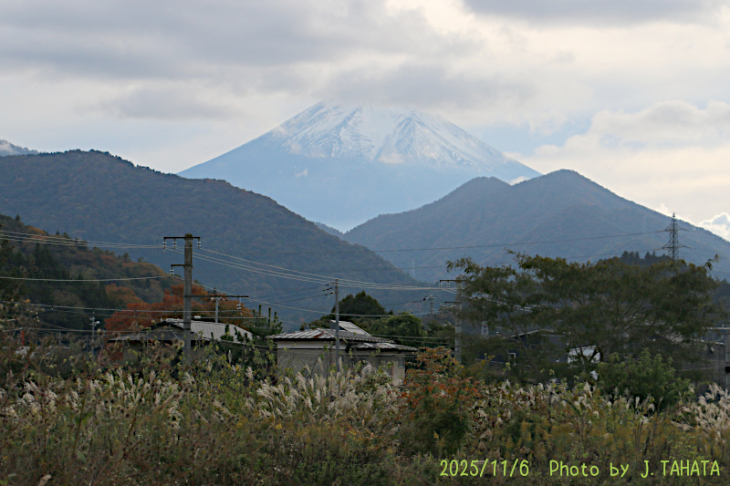2025年11月6日の富士山写真