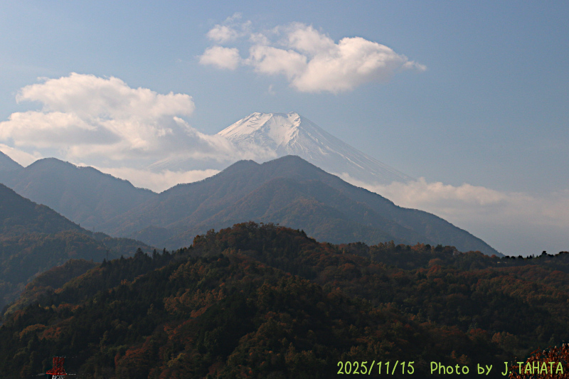 2025年11月15日の富士山写真