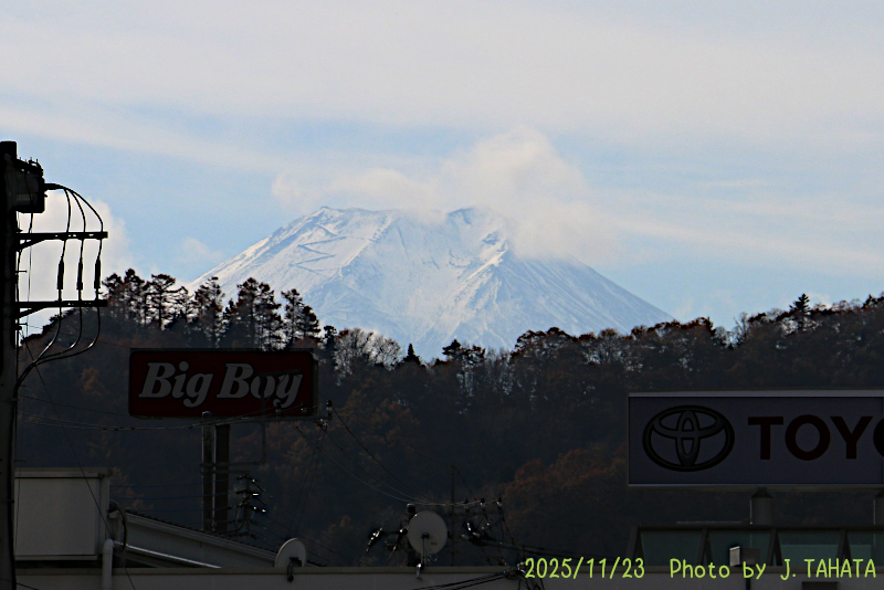 2025年11月23日の富士山写真
