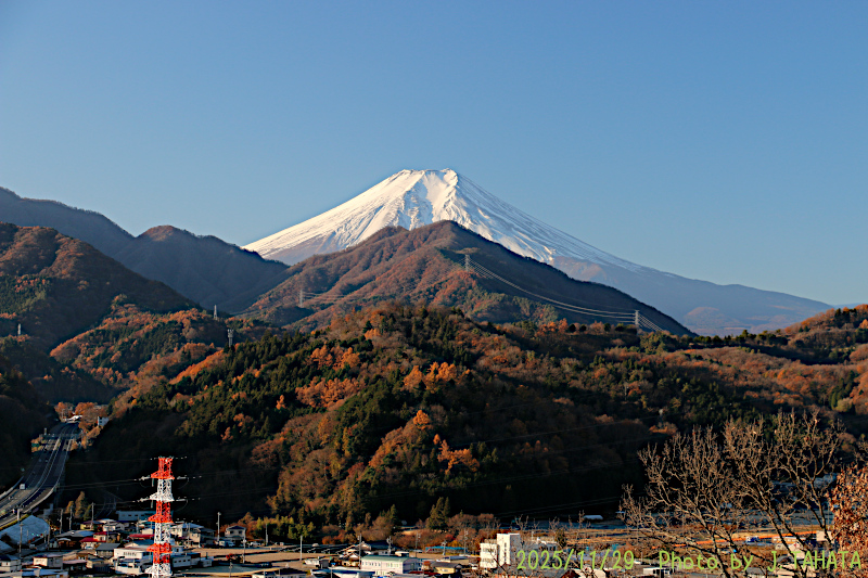 2025年11月29日の富士山写真