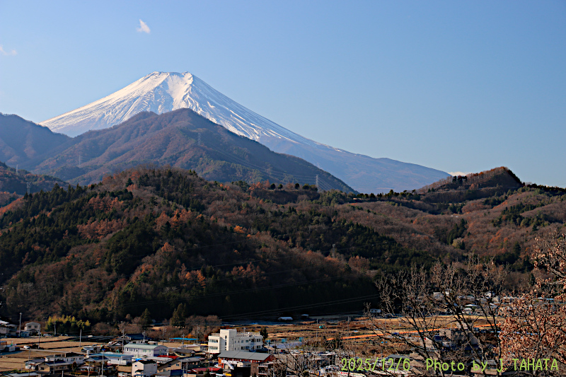 2025年12月6日の富士山写真