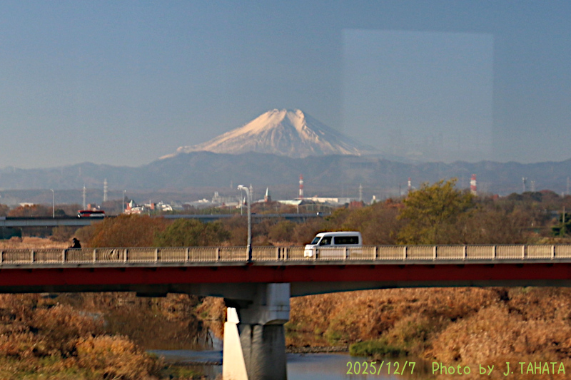 2025年12月7日の富士山写真