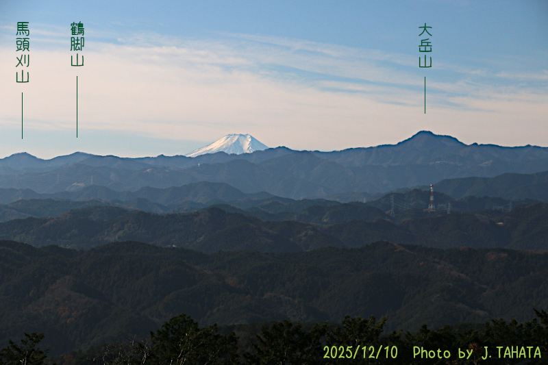 2025年12月10日の富士山写真