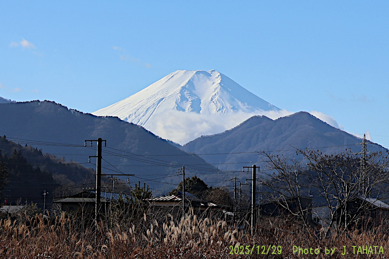 2025年12月29日の富士山写真