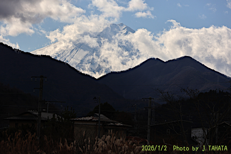 2026年1月2日の富士山写真