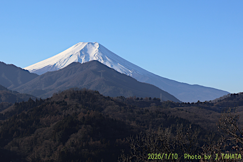 2026年1月10日の富士山写真