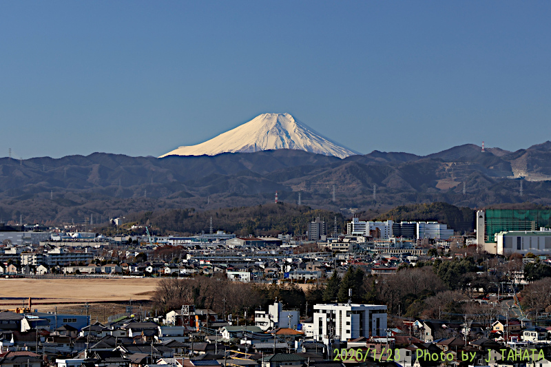 2026年1月23日の富士山写真
