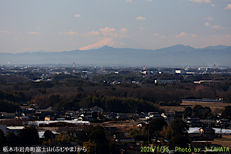 2026年1月24日の富士山写真