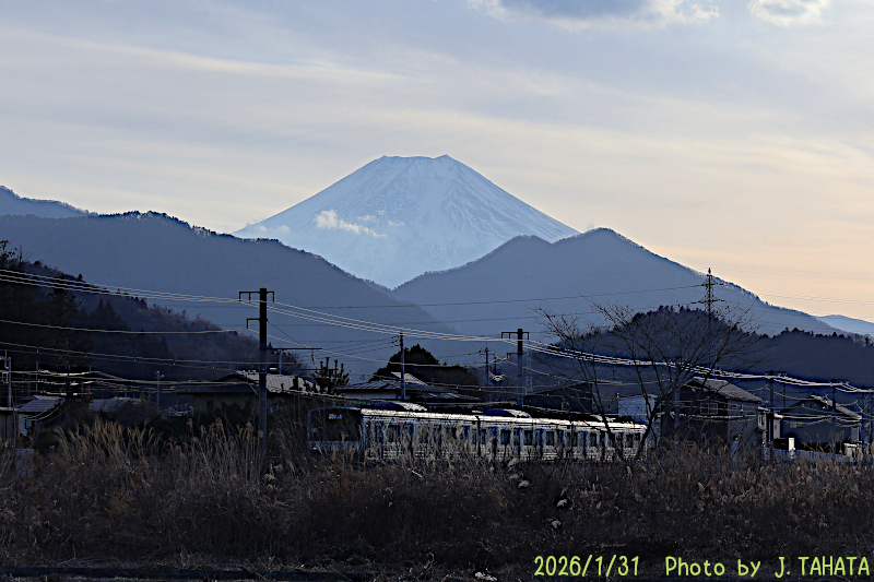 2026年1月31日の富士山写真